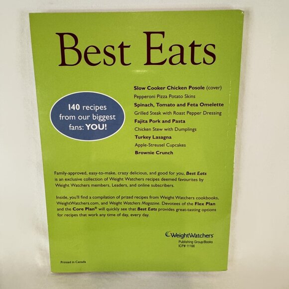 Weight Watchers Best Eats Cookbook Trade Paperback 140 Recipes Like New - Picture 2 of 10